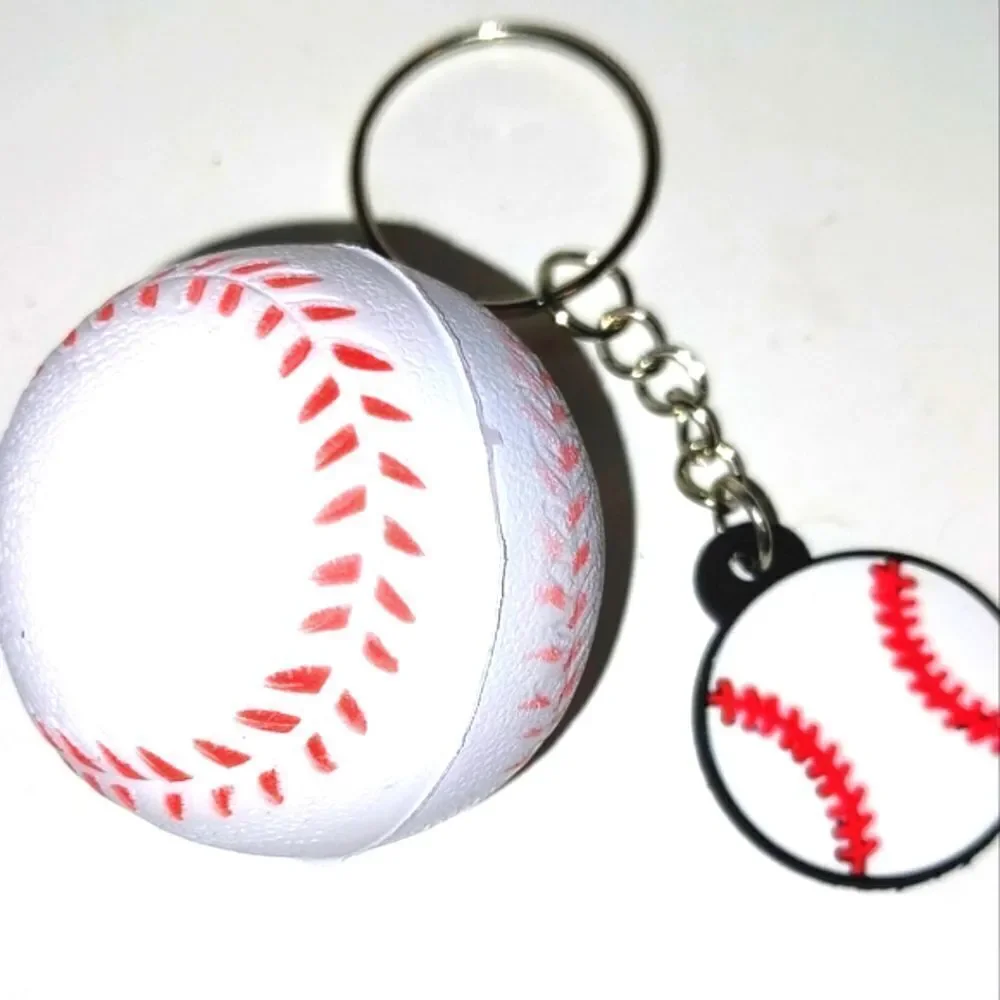 Unisex kids stress ball and keychain set